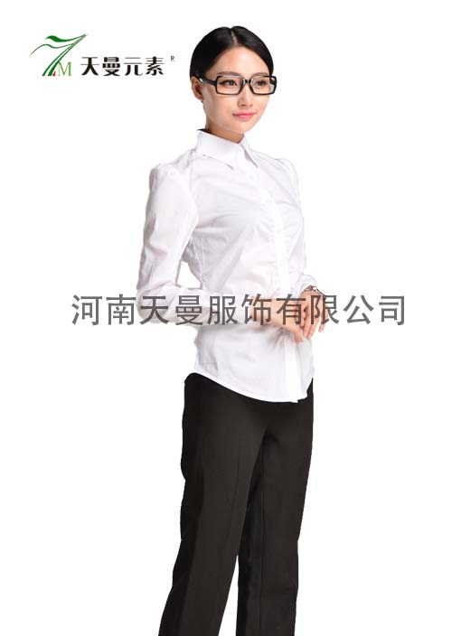 天曼元素女士長袖襯衣30